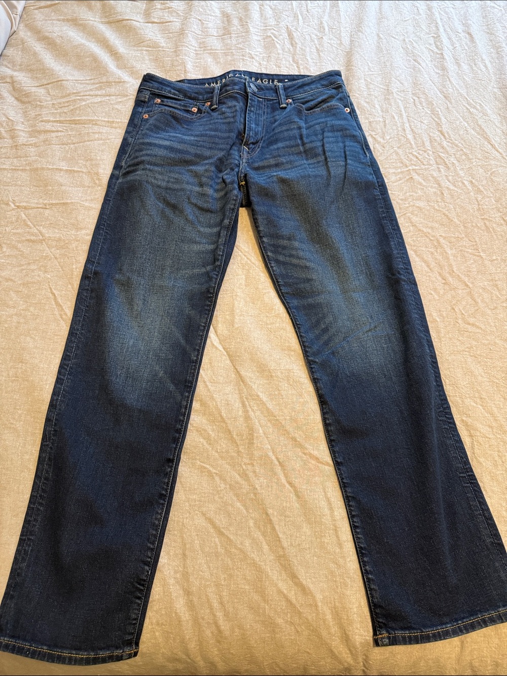 American Eagle Outfitters Men's Bootcut Dark Blue Jeans 31X30